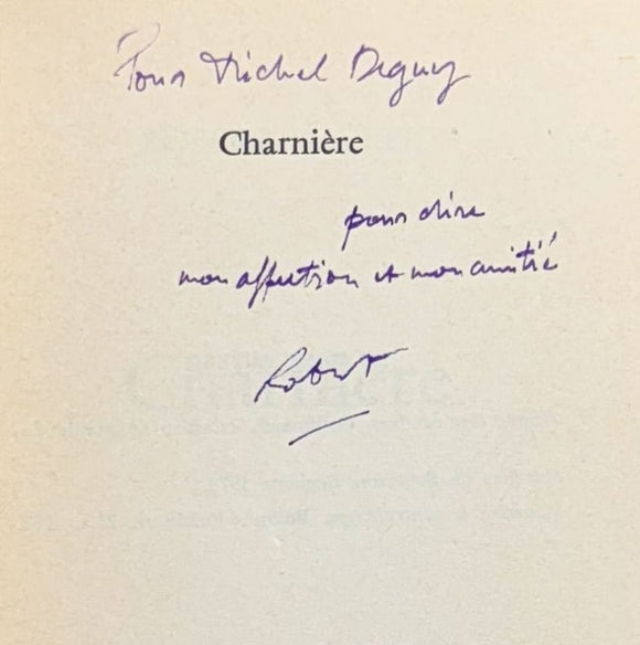 DAVREU (Robert). | Charnière.