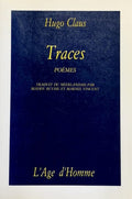 CLAUS (Hugo). | Traces. Choix de poèmes, 1948-1985.