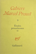 PROUST | Etudes proustiennes III (Cahiers Marcel Proust n° 9).