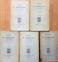 THIEBAULT (Général Baron Paul). | Mémoires du général Baron Thiébault. Publiés sous les auspices de sa fille, Claire Thiébault, d'après le manuscrit original, par Fernand Calmettes. Tomes I à V (complet).