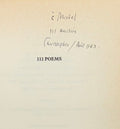 MIDDLETON (Christopher). | 111 Poems.