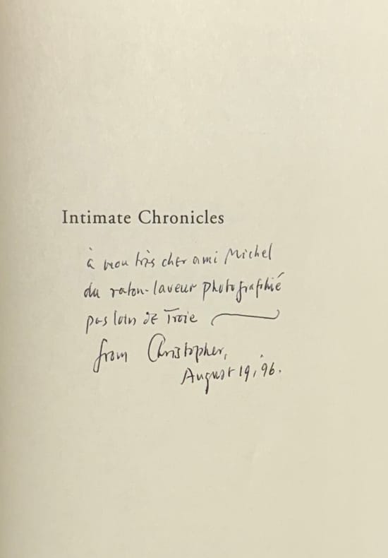 MIDDLETON (Christopher). | Intimate Chonicles.