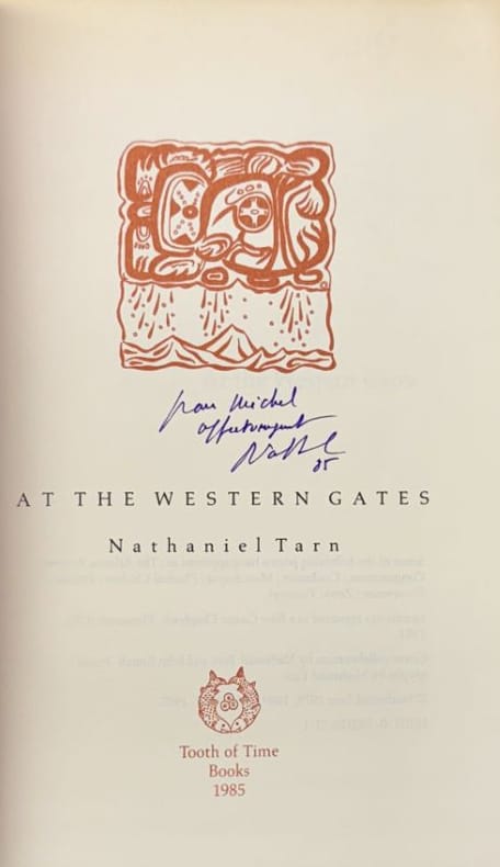 TARN (Nathaniel). | At the Western Gates.
