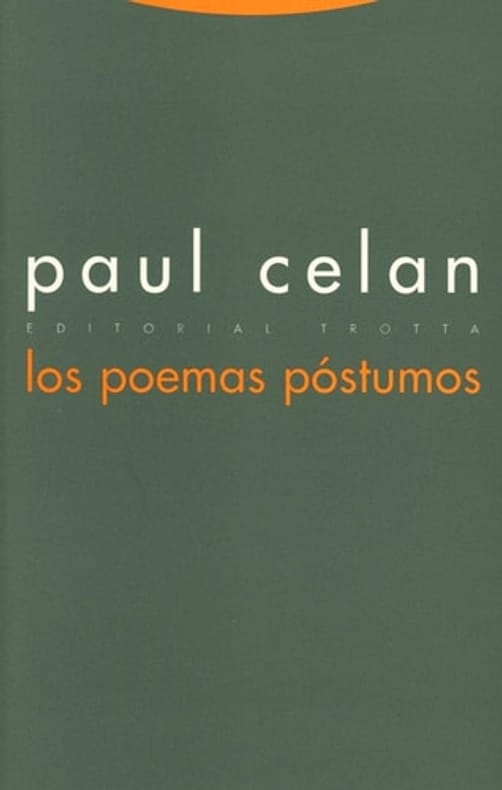 CELAN (Paul). | Los poemas póstumos.