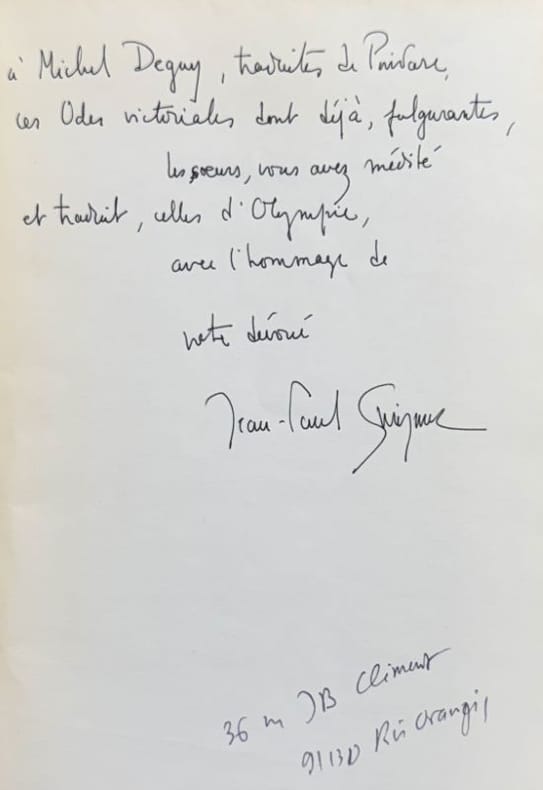 SAVIGNAC (Jean-Paul), PINDARE. | Les Pythiques. Traduction de Jean-Paul Savignac.