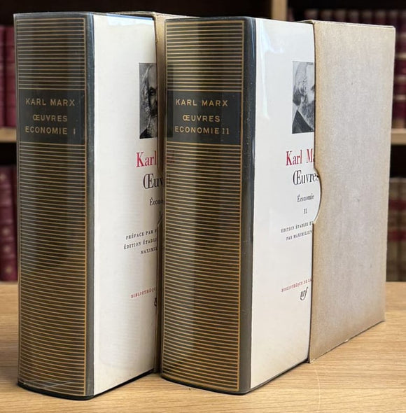 MARX (Karl). | Oeuvres. Economie. Tomes I et II.