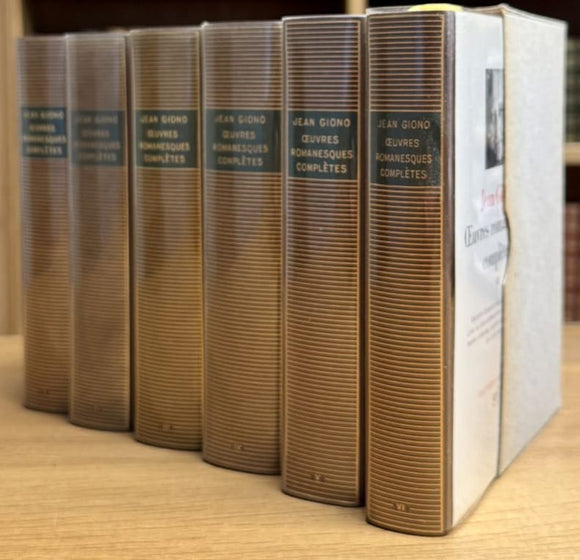 GIONO (Jean). | Oeuvres romanesques complètes, tomes I à VI (complet).