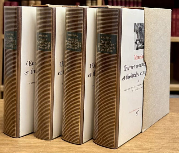 MAURIAC (François). | Oeuvres romanesques et théâtrales complètes. Tomes 1 à 4 (complet).