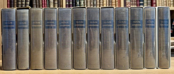 VOLTAIRE. | Correspondance. Tomes I à XII (sans le vol. XIII et dernier).