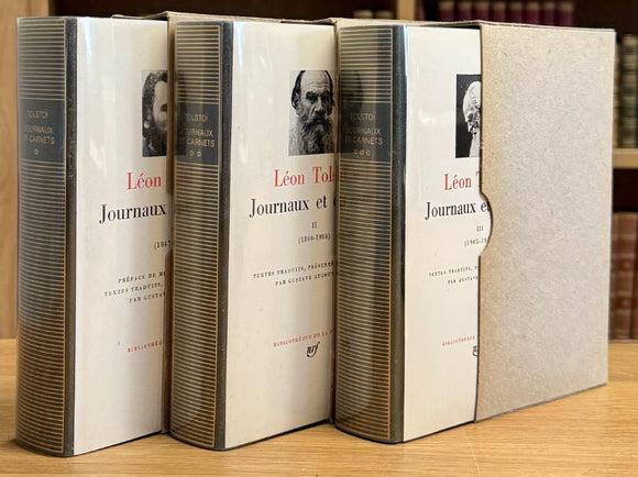 TOLSTOI (Léon). | Journaux et carnets. Tomes I, II et III.