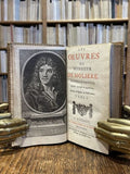 MOLIERE. | Les Oeuvres. Nouvelle édition revûë, corrigée et augmentée, enrichie de figures en taille-douce.