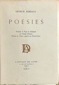 RIMBAUD (Arthur). | Poésies. Précédées de "Vues sur Rimbaud" par Georges Duhamel.