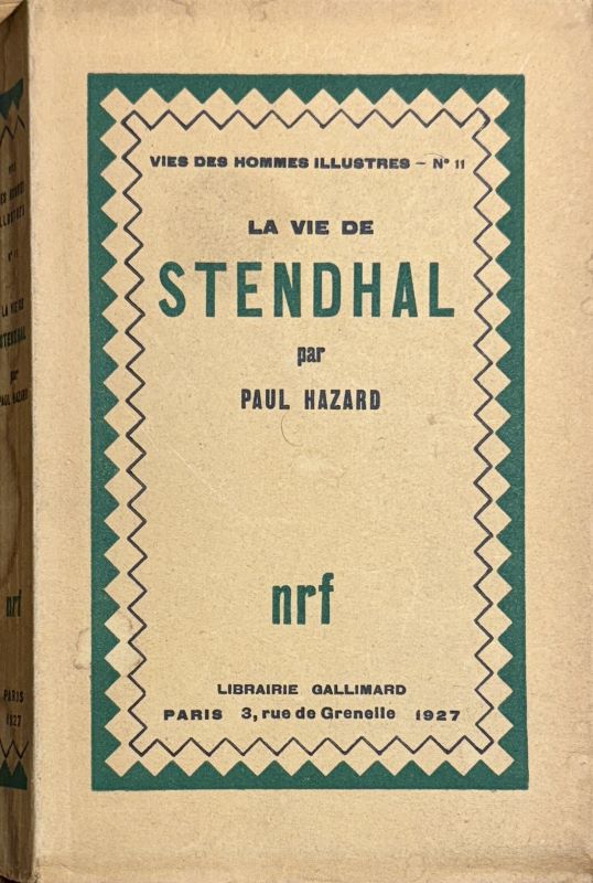 HAZARD (Paul). | La vie de Stendhal.