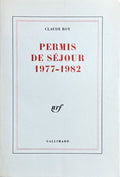 ROY (Claude). | Permis de séjour (1977-1982).