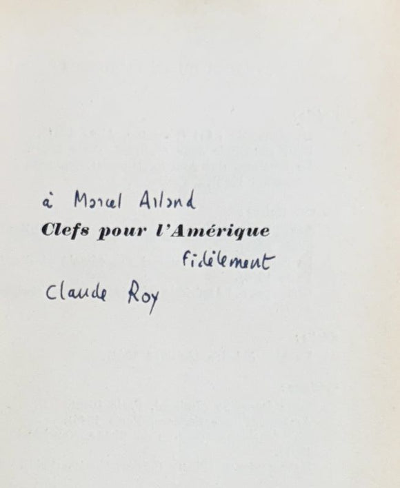 ROY (Claude). | Clefs pour l'Amérique.
