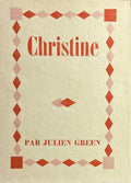 GREEN (Julien). | Christine. Suivi de Léviathan.