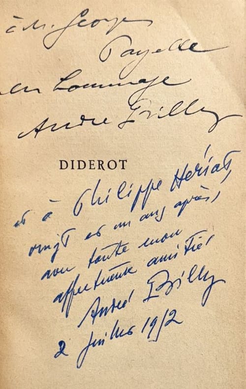BILLY (André). | Diderot.
