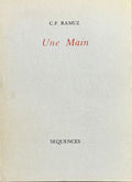 RAMUZ (C.-F.). | Une main.