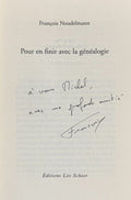 NOUDELMANN (François). | Pour en finir avec la généalogie.