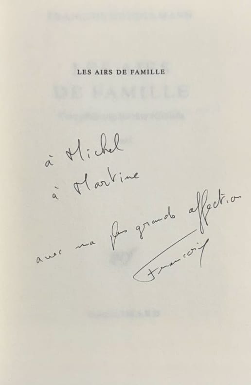NOUDELMANN (François). | Les airs de famille : une philosophie des affinités.