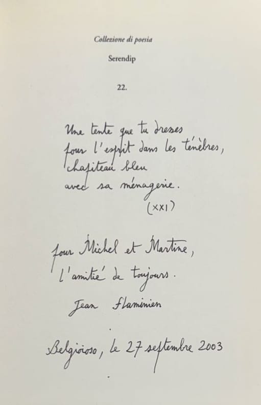 FLAMINIEN (Jean). | Graal portatile. Graal portatif.