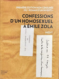 ROSENFELD (Michael). | Confessions d'un homosexuel à Emile Zola. Première édition non censurée du "Roman d'un inverti".