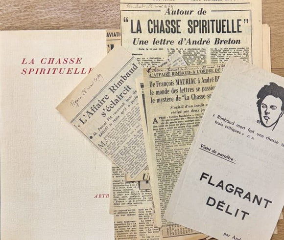 RIMBAUD (Arthur). | La Chasse spirituelle. Introduction de Pascal Pia.