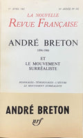 BRETON (André) COLLECTIF. | André Breton (1896-1966) et le mouvement surréaliste (Hommages - Témoignages - L'Oeuvre - Le mouvement surréaliste).