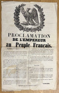 NAPOLEON III. | Proclamation de l'Empereur au Peuple Français [23 juillet 1870].
