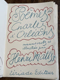 MATISSE (Henri), ORLEANS (Charles d'). | Poèmes de Charles d'Orléans manuscrits et illustrés par Henri Matisse.