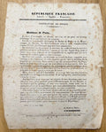 CAUSSIDIERE (Marc). | Habitans de Paris, je viens d'accomplir un devoir, car c'en est un pour un homme d'honneur de ne pas endurer le soupçon...