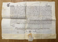 RENE D'ANJOU. | Obligation manuscrite signée du roi René, donnant en gage le château de Chateaurenard en échange du prêt de 5.000 ducats d'or italiens versés par Tanneguy du Chastel, prévôt à Paris.