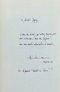 KAFKA (Franz) VAN CAMP (Hélène). | En deuil de Franz Kafka.