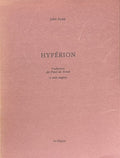 KEATS (John). | Hypérion. Fragment.