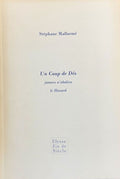 MALLARME (Stéphane). | Un coup de dés jamais n'abolira le hasard.