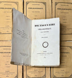 VOLTAIRE. | Dictionnaire philosophique.