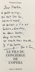COUPRY (François). | Le fils du concierge de l'Opéra.