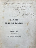BALZAC (Honoré de). | Romans et contes philosophiques.