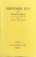 AURY REAGE (Pauline). | Histoire d'O. Avec une préface de Jean Paulhan.