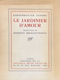 TAGORE (Rabindranath). | Le Jardinier d'amour.