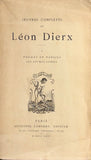 DIERX (Léon). | Poèmes et poésies - Les Lèvres closes.