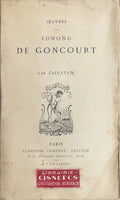 GONCOURT (Edmond de). | La Faustin.