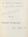HARAUCOURT (Edmond). | Oeuvres. Les âges - L'espoir du monde.