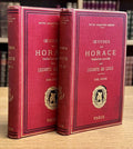 LECONTE DE LISLE HORACE. | Oeuvres. Traduction nouvelle par Leconte de Lisle, avec le texte latin.