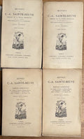 SAINTE-BEUVE (Charles Augustin). | Oeuvres. Tableau de la poésie française au XVIe siècle, tomes I et II. Poésies complètes, tomes I et II.