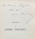 THEURIET (André). | Poésies [II], 1874-1894 : Le livre de la Payse - Jardin d'automne.