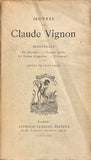 VIGNON (Noémi Cadiot, dite Claude). | Nouvelles : Un accident - Paradis perdu - La statue d'Apollon - L'exemple.