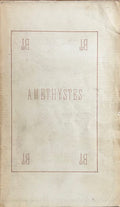BANVILLE (Théodore de). | Améthystes. Nouvelles odelettes amoureuses composées sur des rythmes de Ronsard.