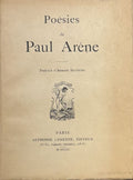 ARENE (Paul). | Poésies.