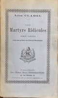 CLADEL (Léon). | Les Martyrs ridicules. Roman parisien. Avec une préface de Charles Baudelaire.